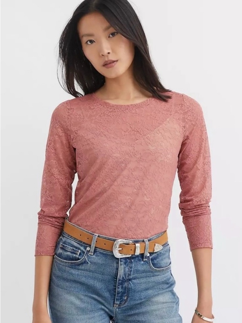NWT LOFT Floral Lace Top